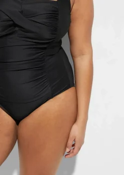 Medium Shape-Badeanzug mit Wickeloptik