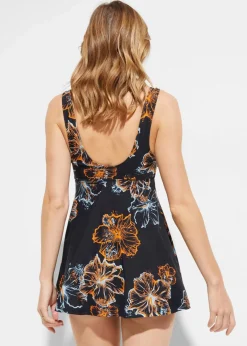 Medium Shape-Badekleid mit V-Ausschnitt