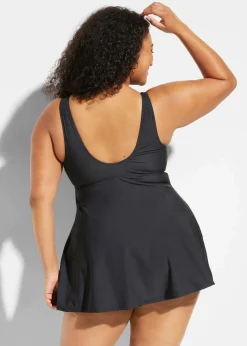 Medium Shape-Badekleid mit V-Ausschnitt