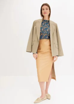 Midi Lederimitat-Rock