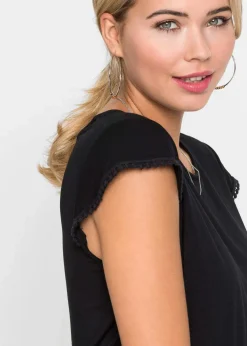 Midi-Jerseykleid aus nachhaltiger Viskose mit Elasthan