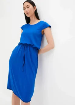 Midi-Jerseykleid aus nachhaltiger Viskose mit Elasthan