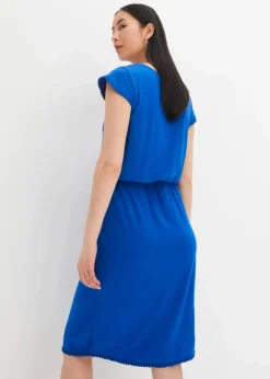 Midi-Jerseykleid aus nachhaltiger Viskose mit Elasthan