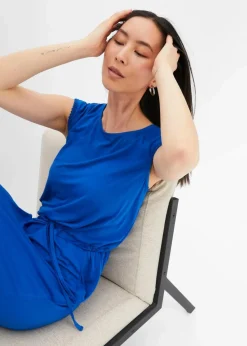 Midi-Jerseykleid aus nachhaltiger Viskose mit Elasthan