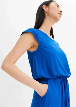 Midi-Jerseykleid aus nachhaltiger Viskose mit Elasthan