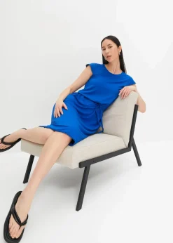 Midi-Jerseykleid aus nachhaltiger Viskose mit Elasthan