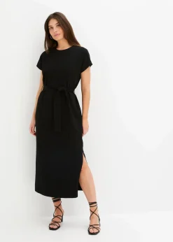 Midikleid aus Baumwolle mit Stretch