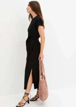 Midikleid aus Baumwolle mit Stretch