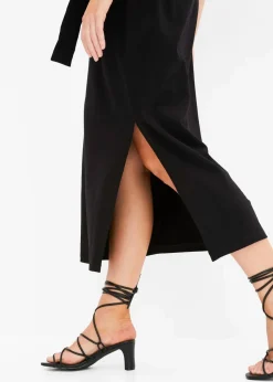 Midikleid aus Baumwolle mit Stretch