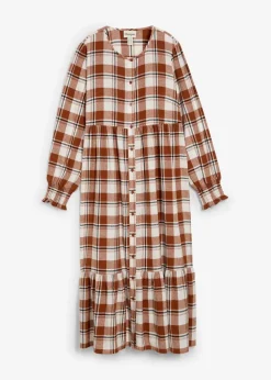 Midikleid aus Flanell