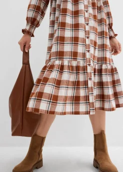 Midikleid aus Flanell