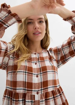 Midikleid aus Flanell