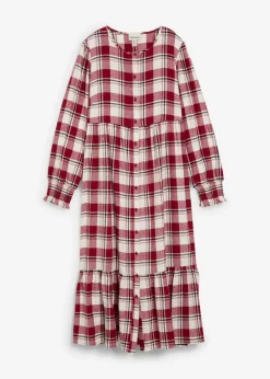 Midikleid aus Flanell