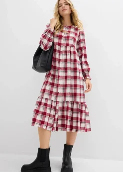 Midikleid aus Flanell