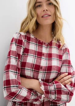 Midikleid aus Flanell