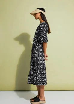 Midikleid aus Jersey