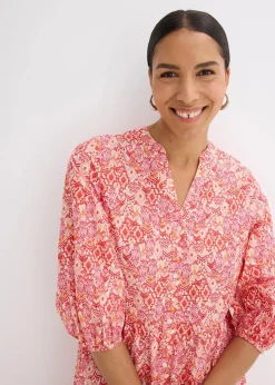 Midikleid aus leichter Baumwolle