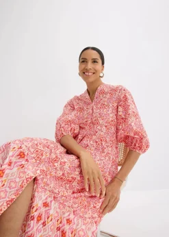 Midikleid aus leichter Baumwolle