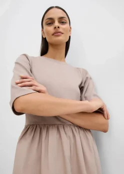 Midikleid aus reiner Baumwolle