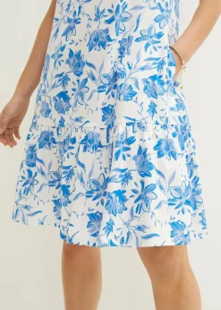 Midikleid aus reiner Baumwolle