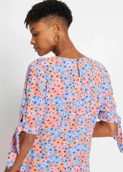 Midikleid aus reiner Viskose