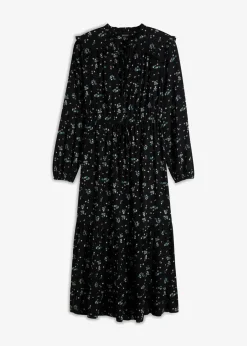 Midikleid aus reiner Viskose