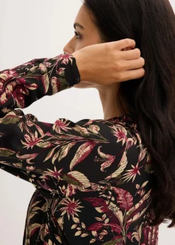 Midikleid aus reiner Viskose