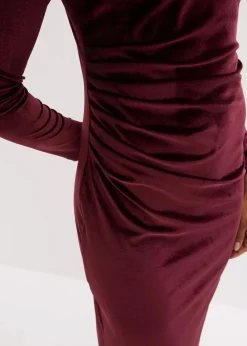 Midikleid aus softem Samt