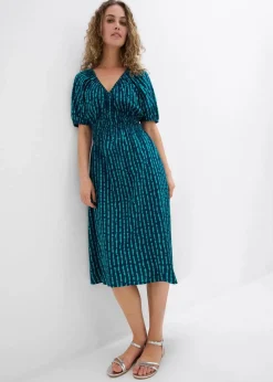 Midikleid aus softer Viskose