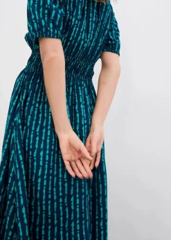 Midikleid aus softer Viskose