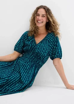 Midikleid aus softer Viskose