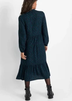 Midikleid aus Viskose