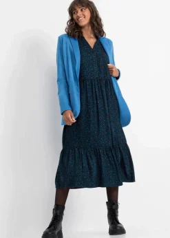 Midikleid aus Viskose