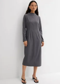 Midikleid aus Viskose-Mix