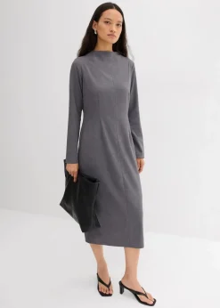 Midikleid aus Viskose-Mix