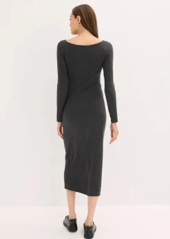 Midikleid aus weichem Kaschmir-Mix