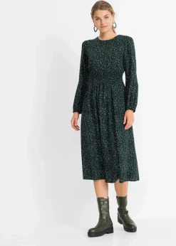 Midikleid mit Blumenprint