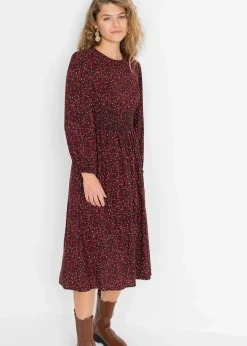 Midikleid mit Blumenprint