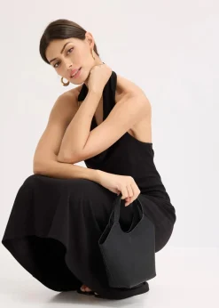 Midikleid mit dekorativem Metall-Detail