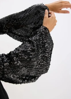 Midikleid mit Pailletten