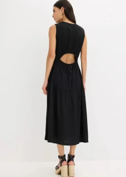 Midikleid mit Rückenausschnitt