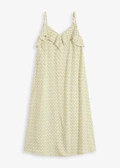 Midikleid mit Rüsche