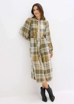 Midikleid mit Schluppe