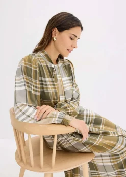 Midikleid mit Schluppe