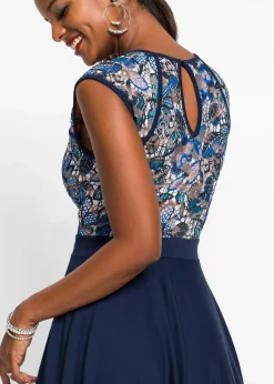 Midikleid mit Spitze