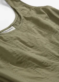 Midikleid mit vertikalen Nähten