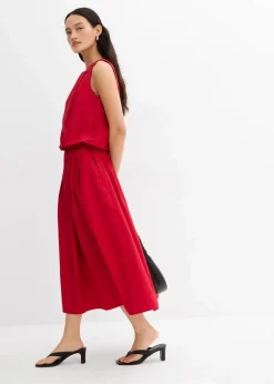 Midirock aus reiner Baumwolle