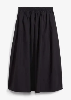 Midirock aus reiner Baumwolle