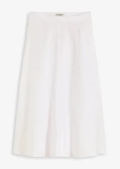 Midirock aus fließendem Viskose-Mix