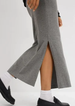 Midirock aus fließender Viskose